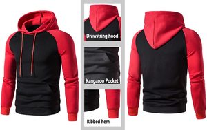Vêtements de sport de jogging pulls à capuche à manches longues survêtement décontracté ensemble de survêtements de sport confortables à fermeture éclair pour hommes 2 pièces - Product Image 2