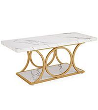 Marble coffee <b>table</b> luxury coffee <b>table</b> modern coffee <b>table</b> round coffee <b>table</b> white marble <b>table</b> gold coffee <b>table</b> <b>centre</b> - Product Image 5