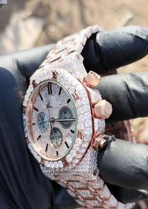 Export Quality Classic Diamond <b>Watch</b> for Women with Minimalist Dial and Adjustable Bracelet for Elegant Look Available For Sale - Product Image 6