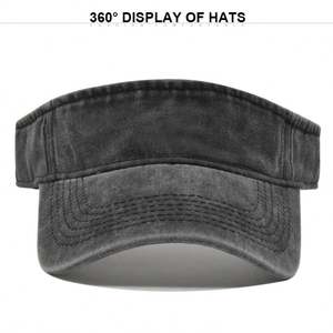 Casquette de baseball vintage à visière ouverte pour queue de cheval, en coton délavé, idéale pour le golf, le tennis et la protection solaire estivale - Product Image 3