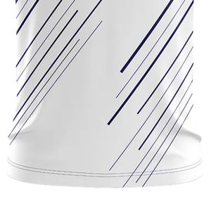 <b>White</b> Blue <b>Cricket</b> Jersey for Men Polo Collar Athletic Team Shirt Lightweight Sportswear Uniform Breathable Match Practice - Product Image 6