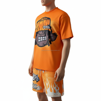 Ensemble streetwear pour hommes, imprimé par sublimation, personnalisé, OEM, vente en gros