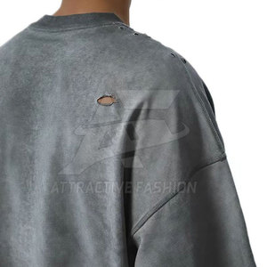 Camiseta de Hombre Desgastada de Algodón y Poliéster al por Mayor, la Más Vendida en Línea, a Bajo Precio - Product Image 5