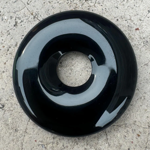 Natural Crystal Donuts <b>Black</b> agate Crystal Stone Donut Gemstone Stone Crystal Reiki Gemstones Healing Donuts Agate - Product Image 6