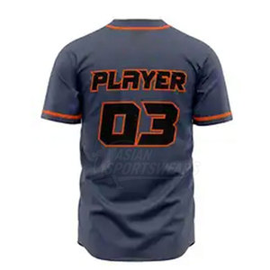 Uniforme de baseball personnalisé de qualité supérieure, quantité en gros, faible MOQ, pour vêtements de sport - Product Image 4