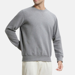 Sweat-shirt en molleton à col rond pour homme, en mélange de coton épais, tendances de la mode moderne, broderie de logo personnalisée, style décontracté - Product Image 5