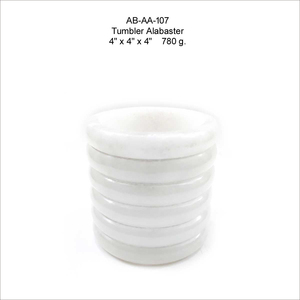 Pot de rangement en pierre d'albâtre impérial Regal, artisanal, naturel, écologique, décoration de cuisine élégante, prix de gros premium - Product Image 5