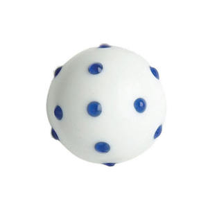 Pomo de Cerámica Floral Hecho a Mano de Primera Calidad con Diseño de Puntos Naturales, Ecológico para Gabinetes de Cocina y Baño - Product Image 3