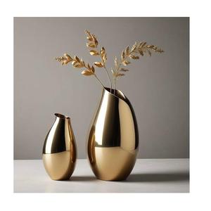 Jardinière en acier inoxydable / Vase à fleurs en métal / Jardinières pour plantes d'extérieur et d'intérieur - Product Image 4