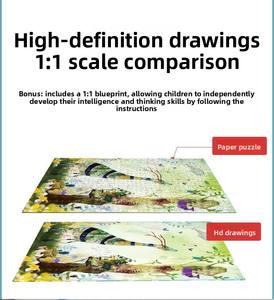<span class=keywords><strong>Puzzle</strong></span> personnalisé à <span class=keywords><strong>prix</strong></span> d'usine, dessin animé, 500/<span class=keywords><strong>1000</strong></span> <span class=keywords><strong>pièces</strong></span>, jeu éducatif en papier pour adultes, vernissage UV, impression couleur intégrale, boîte cadeau - Product Image 6