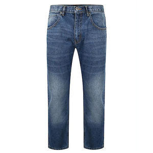 <b>Men's</b> Vintage Breathable Regular Fit Jeans Denim <b>Pants</b> Custom Color Cotton Material Summer Casual - Product Image 1