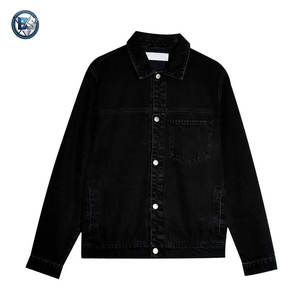 Chaqueta de Mezclilla Moderna para Hombre, Corte Ajustado, Ropa Casual con Bolsillos y Cierre de Botones, Chaqueta de Invierno - Product Image 1