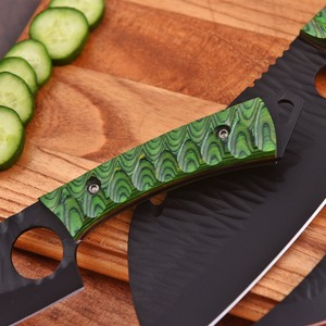 Hand Forged Stainless Steel 4-Piece Chef <b>Knife</b> Set Matte Finish Wooden Handle Ambidextrous Modern <b>Kitchen</b> <b>Knives</b> - Product Image 4