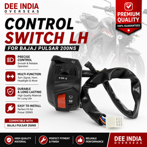 Interrupteur de commande du levier gauche pour Bajaj Pulsar 200NS |   Ensemble de commutateurs LH pour moto - Product Image 3