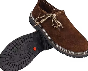 Chaussures décontractées en cuir confortables pour hommes, chaussures plates de bureau de créateur pour l'automne - Product Image 1