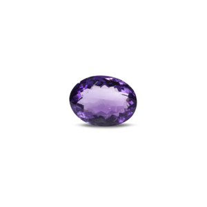 Natural Oval Cut Amethyst Loose Gemstone 6.6 Carat for Fine Jewelry - Product Image 1