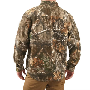 Chemise de chasse unisexe GRACE SIGN en softshell d'hiver, séchage rapide, manches longues, camouflage cerf, coupe ajustée pour la chasse en montagne - Product Image 4