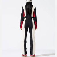 Combinaison de ski pour femme, élégante et de qualité supérieure, imperméable, isolante, pour le snowboard, en tissu softshell, pour l'hiver