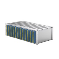 Rak Aluminium RDEKONO 3U 12 24 48 96 144 Core Port ODF Splice Tray Bingkai Distribusi Serat Optik Panel Patch Fiber
