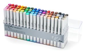 Phác thảo nghệ sĩ chuyên nghiệp rượu đánh dấu, kép tip bơm lại nghệ thuật bút với siêu bàn chải & vừa rộng ngòi - Product Image 5