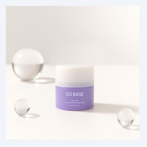 Masque facial beauté SO BASE Collagen No-Wash Cream Mask Pack au collagène - Product Image 3
