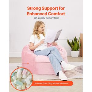 Poltrona Sacco Rotonda da 3 Piedi con Rivestimento Rimovibile e Lavabile, in Memory Foam 25D Morbido e Liscio, Divano Sacco Dutch - Product Image 4