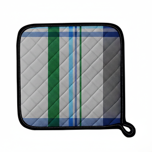 Ensemble de protège-plat en coton résistant à la chaleur, coussinets de cuisine matelassés avec boucle de suspension, antidérapants pour la cuisson, la pâtisserie et le barbecue - Product Image 3