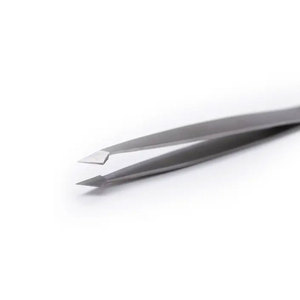 Professional Stainless Steel Eyebrow Tweezer Precision Slant Tip For Facial Hair <b>Removal</b> Grooming <b>Tool</b> For Women And Men - Product Image 5