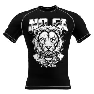 Rashguard écologique à manches courtes en Spandex et Polyester, anti-bactérien, vêtement de sport UPF50+, motif uni, col rond - Product Image 3