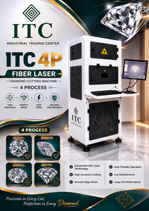 Machine de découpe au laser à fibre CNC Beckhoff de haute précision pour diamants, avec quatre procédés essentiels de découpe de diamants, y compris la découpe de taille - Product Image 3