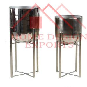 2025 Home Hotels & Restaurants Jardinière décorative en fer avec supports - Product Image 5