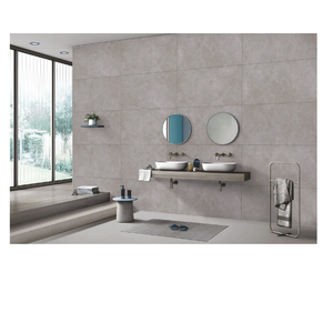MARFOIL DARK GREY Full Body Vitrified Porcelain <b>Floor</b> Tiles 9mm Thick Non-slip <b>Matte</b> Adhesive Solid Texture Low Water Absorption - Product Image 2