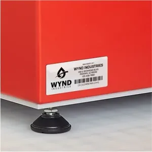 Autocollants personnalisés pour machines, vinyle haute adhérence, imperméable, résistant aux UV, étiquettes d'équipement, étiquettes d'identification robustes, plaques signalétiques industrielles - Product Image 1