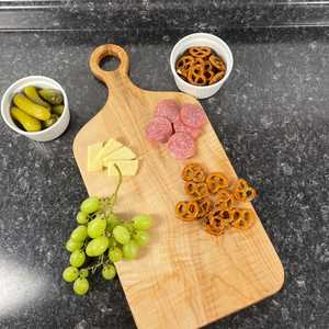 Planche à découper en bois au design moderne et tendance, multifonctionnelle, grande planche à découper en bois naturel, à utiliser à la maison, à l'hôtel, au restaurant - Product Image 6