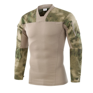 Camiseta de Camuflaje de Poliéster y Algodón de 250 GSM, Resistente, Transpirable, para Uso Táctico y Casual al Aire Libre, Venta al Por Mayor OEM - Product Image 5