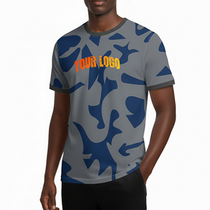 Camiseta de fútbol para hombre de marca privada, tejido transpirable, ajuste elástico, ideal para fútbol, práctica de fútbol, ligera. - Product Image 4