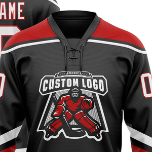 Camiseta de Hockey Personalizada para Equipo, 100% Poliéster, Ropa Deportiva Casual de Manga Larga, Sudadera con Diseño Personalizado para Uso en Equipo - Product Image 4