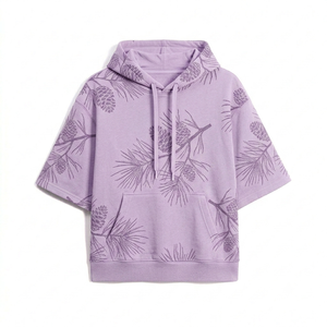 Fabricante de Sudaderas con Capucha de Manga Corta OEM ODM, Venta Directa de Fábrica, Camisetas con Capucha Personalizadas, Marca Privada, Ropa al por Mayor de Alto Rendimiento - Product Image 5