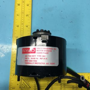 Moteur de soufflerie Fasco 7163-4477, type U63, 230V - Équipements et pièces semi-conductrices de renommée mondiale à la confiance de tous - Product Image 2