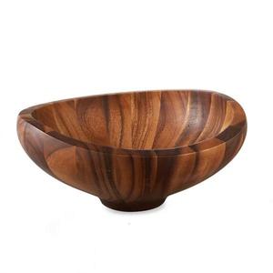 Bol à fruits en acacia véritable, accessoires de table, saladier décoratif, prix d'usine, bols de service pour hôtels et restaurants - Product Image 2