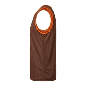 Débardeur de sport pour homme en maille, style basketball, léger, respirant, séchage rapide, sans manches, pour entraînement et gym, performance 100% - Product Image 5