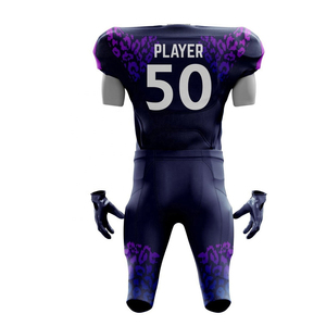 Uniformes de Fútbol Americano Personalizados al por Mayor, Camisetas de Alta Calidad, Más Vendidas, Talla XL, Corte Largo, Técnica de Sublimación, Competitivas - Product Image 5