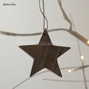 Giáng Sinh Trang Trí Nhà Bằng Gỗ Trái Tim Mục Chất Lượng Cao Hình Dạng Cây Giáng Sinh Treo Các Mặt Hàng Từ Ấn Độ - Product Image 6