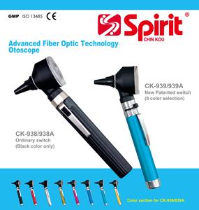 Otoscope de diagnostic manuel en fibre, conception métallique durable - Product Image 4