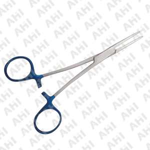 คีมหนีบหลอดเลือดแบบล็อค AHI Hemostatic Locking Clamp Kelly Artery Forceps ทำจากสแตนเลสสตีล สำหรับผ่าตัด ใช้งานด้วยมือ ได้รับการรับรองมาตรฐาน CE ใช้ซ้ำได้ ระดับ Class I - Product Image 4