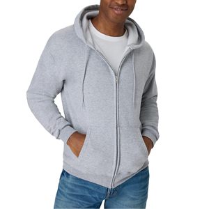Mens Fleece Zipper Hoodie Warm Full <b>Zip</b> <b>Hooded</b> Sweatshirt Custom Embroidery Winter Streetwear OEM ODM Clothing Factory Wholesale - Product Image 3