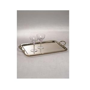 Plateau en acier inoxydable doré grande capacité – Fournitures de cuisine, assiettes métalliques pour aliments, plateau de service pour hôtel, snacks et barbecue - Product Image 2