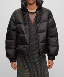 Chaqueta Acolchada Premium para Mujer, Chaqueta Ligera con Capucha, Abrigo Acolchado Personalizado, OEM, ODM, Ropa de Marca Privada al por Mayor - Product Image 1