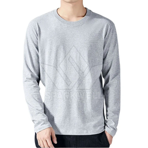 T-shirt à manches longues pour homme Sparkwell Industry, col rond, coupe classique, jersey en coton respirant, logo imprimé sur le devant - Product Image 6