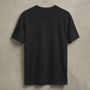 T-shirts noirs pour hommes personnalisés avec logo imprimé réfléchissant, séchage rapide, col rond, tissu respirant et confortable pour le streetwear - Product Image 2